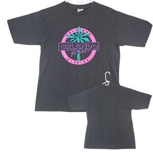 Vintage All Sport Proweight Orlando Florida T-Shirt Single Stitch Mens Large